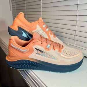 Altra Paradigm 7 Women’s Size 10 AL0A82CG447 Navy coral FootShape Running Shoes